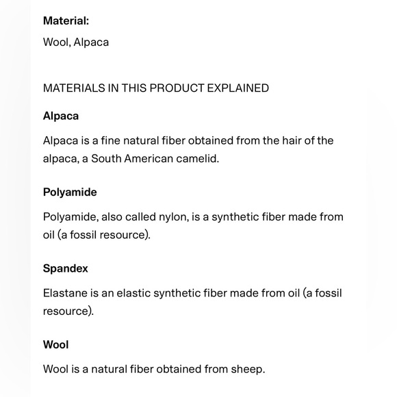 H&M PREMIUM COLLECTION OVERSIZED ALPACA-BLEND SWEATER Sz SMALL NWT - Picture 6 of 6